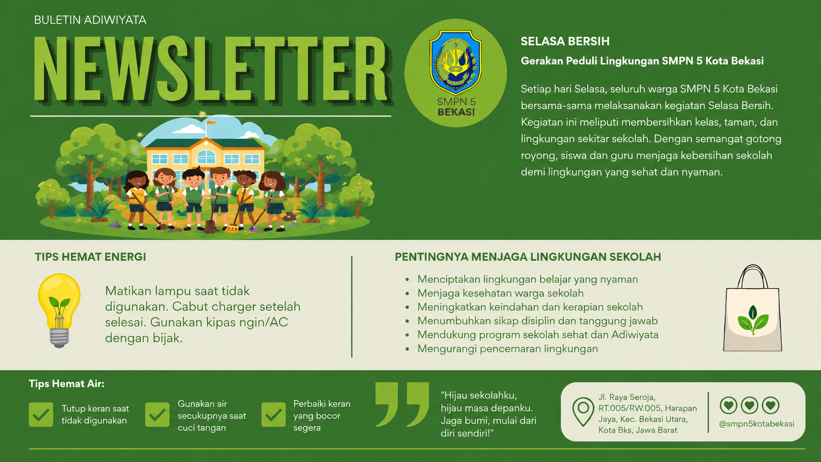 Buletin Selasa Bersih